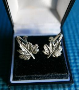 Vintage 1950s Sterling Silver Mexico Screw Back Earrings 4,5g