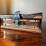antique A wooden box in the form of a book, having brass escutcheon and black metal hinges. 18 x 15cm. Image 2