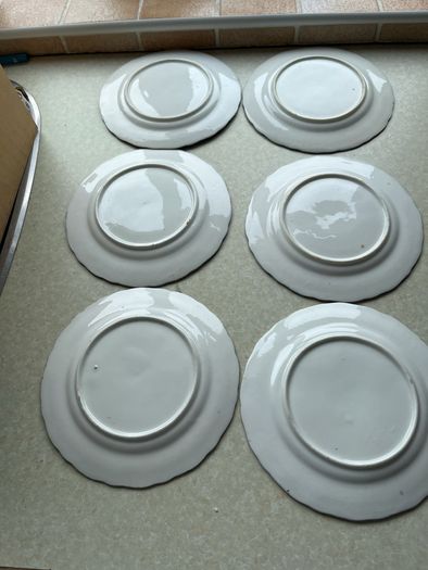 Antique 19th C5 Side Plates & 4Saucers p