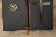 Holy Books.x 2.  1 X Church Choirbuci Catholic Hymn Book. 1 X Boltsmerbuch Fux Due Bible. See Photos.