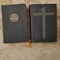 Holy Books.x 2.  1 X Church Choirbuci Catholic Hymn Book. 1 X Boltsmerbuch Fux Due Bible. See Photos.