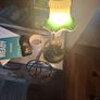 Vintage Working Table Lamp Sculpture of a Boy and Girl with Puppy, Postage available or Collection, Image 2
