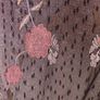 New Look black floral embroidered mesh overlay dress size UK14 EU42 Postage included Image 4