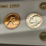 USA United States 1955 Silver Proof 5 Coin Set in Capital Holder Image 5