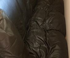 leather Three seater Couch