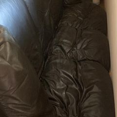leather Three seater Couch