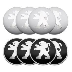 56mm Car Wheel Center Cover Hubcap Emblem Decal Sticker Accessories For Peugeot 3008 5008 206 508 406 GT RCZ 2019 MK1 MK2 MPVv-44742-ts6-h003/34465656