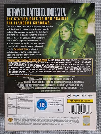 BABLYON 5 DVD box sets (Region 2)