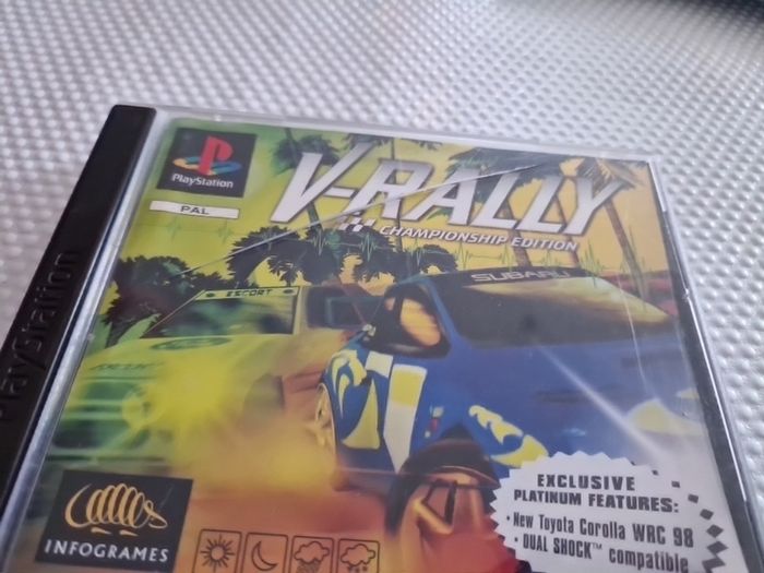 V Rally PlayStation1 Ps1 PlayStation2 Ps2 Games Original
