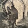 Antique etching in gilt frame Image 4