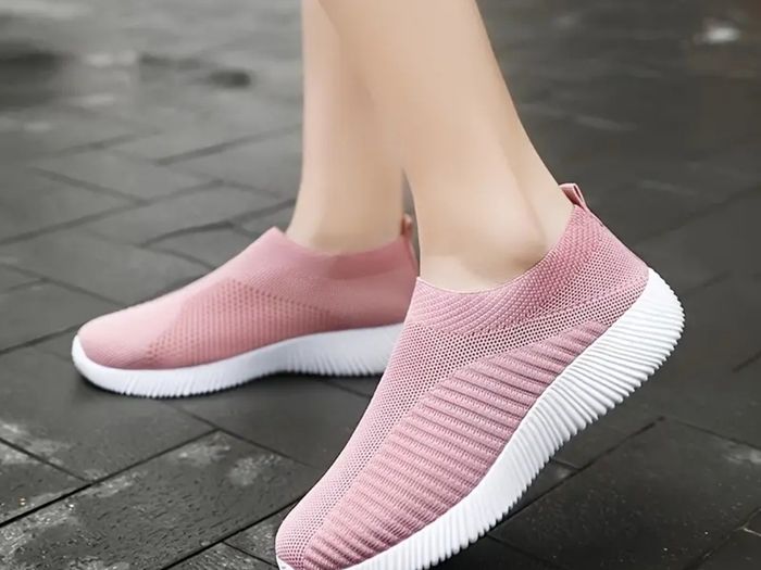 Light Pink Elastic Sock Shoes size 40