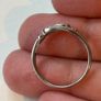 Womens Sterling Silver Ring Size O 1/2 Image 4