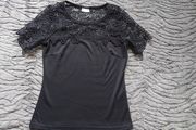 Black Vila Clothing Top . Size 10