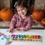 Jaques of London Wooden "Count & Stack" Montessori Educational Toy Image 6