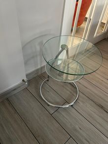 Coffee Table - glass and chrome