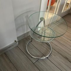 Coffee Table - glass and chrome