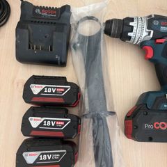 Bosch Professional GSB 18V-150 C BITURBO Set, 4 batteries