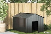 Dog House with Roof 113x153x101 cm Galvanised Steel