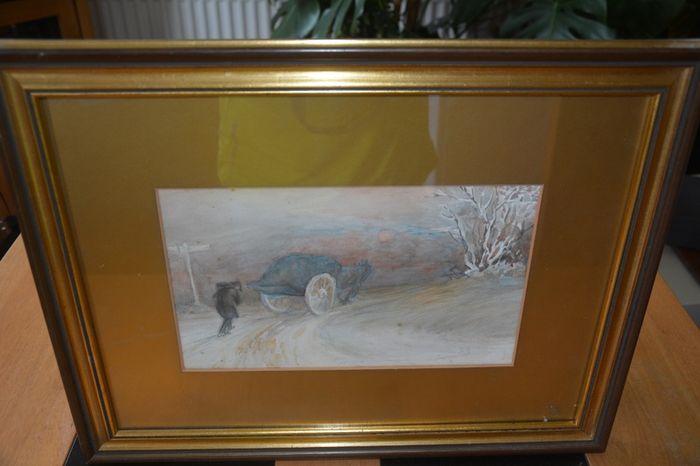 Vintage watercolor