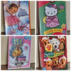 DVD Bundle Dora Fifi Hello Kitty Santa Paws