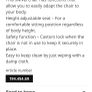 Ikea swivel office chair white Image 4