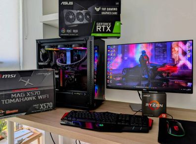 Ultimate Gaming Pc | 12-core Ryzen 9 | Asus Tuf Rtx 3070 | 32gb Ram Rgb | 512gb Nvme | 4tb Hdd