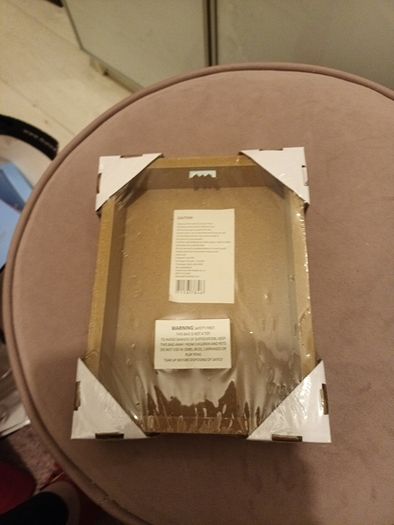 Gold box frame print