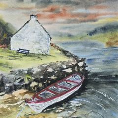 screebe   Connemara watercolour