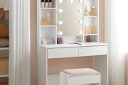 Dressing table with hollywood mirror style LED Lights