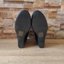 Blue Suede, Side Zip Ankle Wedge Boots, Size 6 Image 7