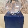 NATIONAL BENZOLE lead crystal Paperweight 60th anniversary  1979 diamond shape vintage Image 7