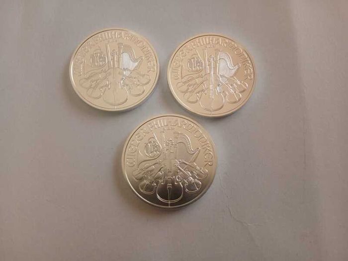 1oz Silver Rounds - 2022 Austria Philharmonic Lot