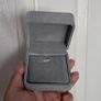 Velvet Jewelry Case in Grey Image 2