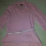 Vintage Ladies Pink Knit Two Piece Image 2