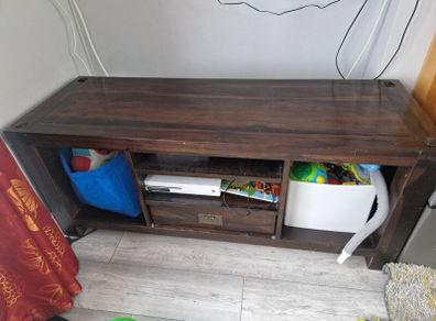 solid oak unit