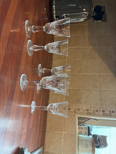 Waterford crystal sherry glasses