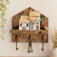 handcrafted wooden key holder!