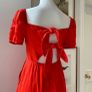 & Other Stories red linen jumpsuit Image 4