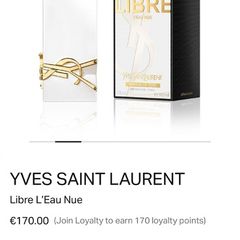 YSL Libre L'eau Nue  90ml parfum for her