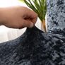Grey or champagne velvet look chair covers 14 euro each Image 4