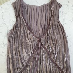 Cool Japanese Style Pleats Designer Top Size 12