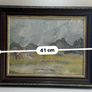 F.E. Nesbitt original signed mountain landscape painting, framed Image 5