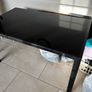Black Glass top table Image 2