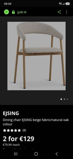 Dinig chairs brand new x4