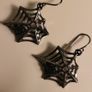 Gothic style Cobweb necklace & earrings set Image 2