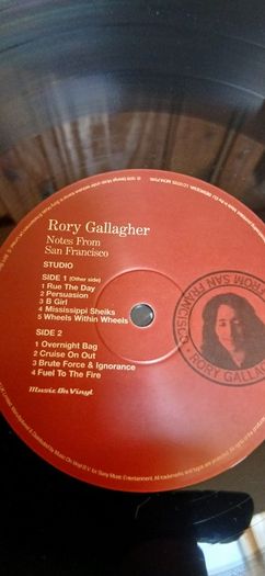 Rory Gallagher - Notes From San Francisco - 3 X LP - Music On Vinyl - 2011