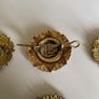Irish Army cap badges three brass one staybrite Image 8