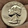 USA United States 1964 Silver Proof Washington Quarter Beautiful Gem Proof Image 2