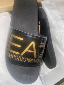 Emporio Armani Sliders size 45 brand new with tag