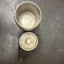 Vintage Hammered Aluminium Lidded Canister Image 2